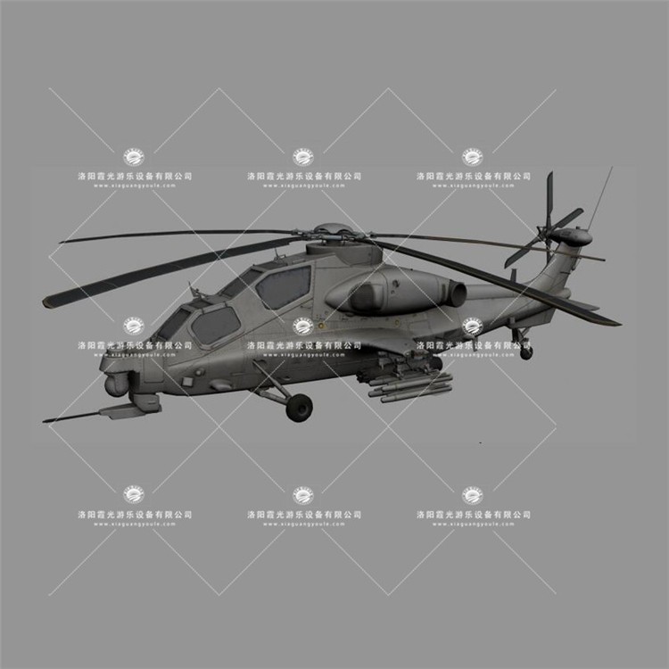 霸州武装直升机3D模型